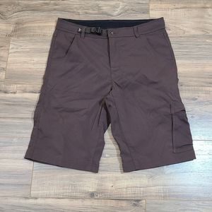PrAna Stretch Zion Brown Nylon Shorts